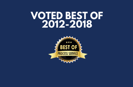 DGR Voted “Best Of” In Process Service for Seventh Year in a Row