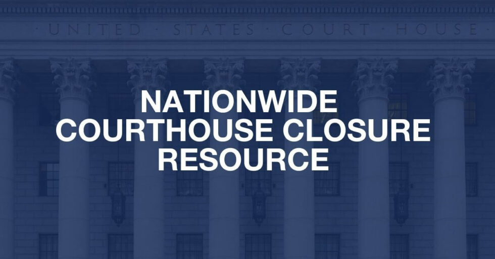 Court Closures COVID19 DGR Legal